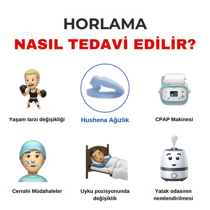 Hushena™ Horlama Önleyici Ağızlık